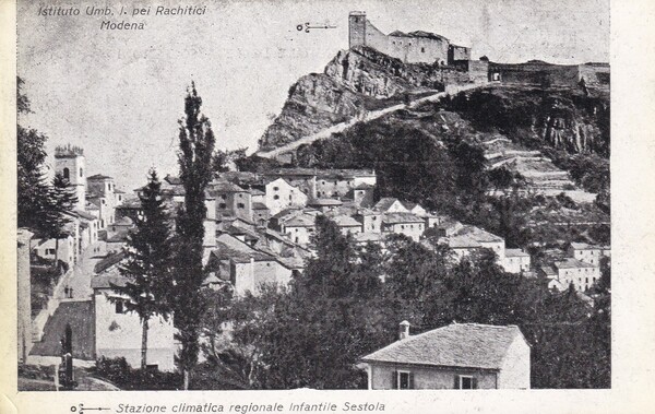 Cartolina Istituto Umberto I dei Rachitici - Modena. 1912