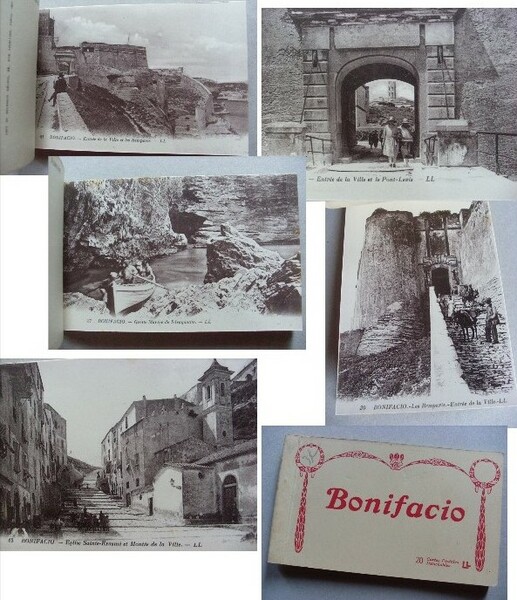 Album 20 Cartoline/postcards/Cartes Postales "Bonifacio - Corsica"