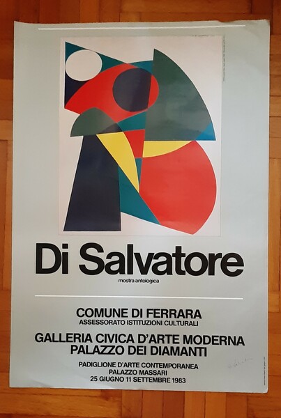 Manifesto Nino Di Salvatore mostra antologica. Galleria civica d'arte moderna …