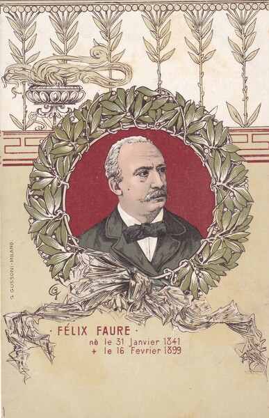 Cartolina Félix Faure.