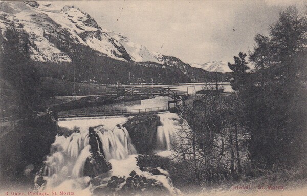 Cartolina Innfall - St. Moritz. 1906