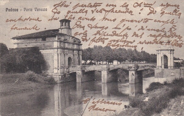 Cartolina/postcard PADOVA - Porta Venezia. 1918