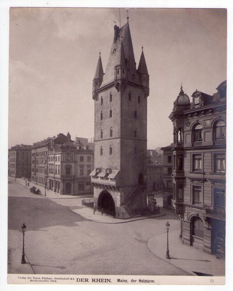 Foto DER RHEIN - Maiz, der Holzturm. Verlag der Nenen …