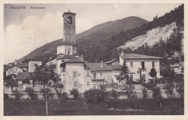 Cartolina Arcisate (Varese) - Panorama. 1929