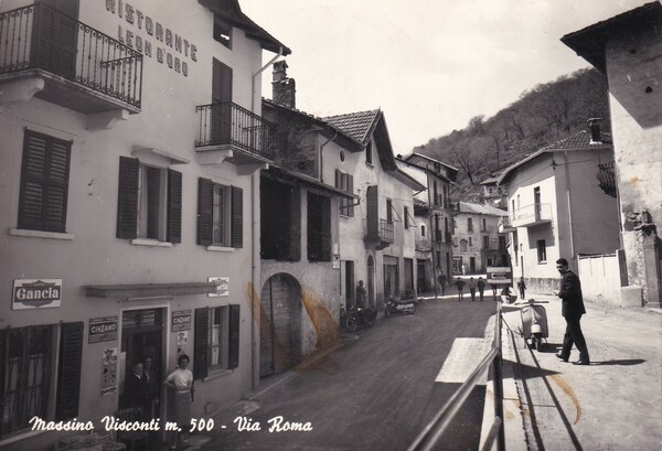 Cartolina Massino Visconti (Novara) - Via Roma.1967