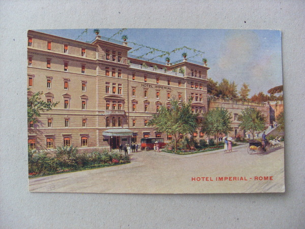 Cartolina / postcard Hotel imperial - Touring. ROME / Roma