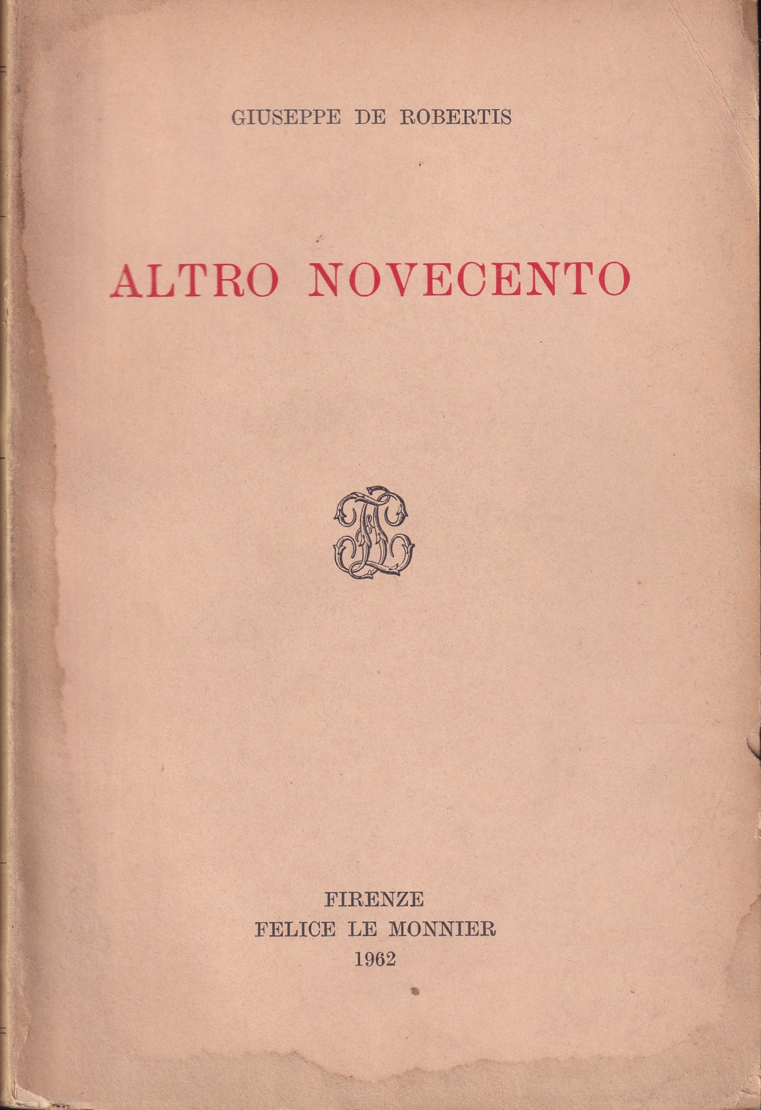 *Altro novecento.