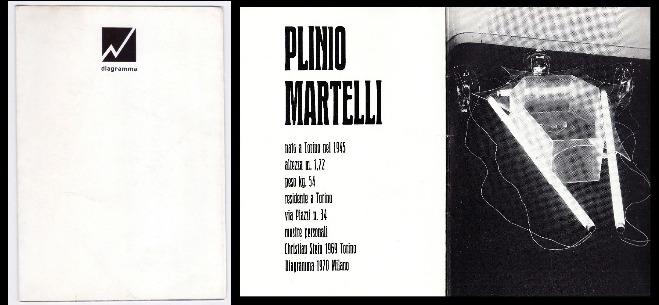 *Plinio Martelli. Diagramma Arte Contemporanea Milano. Numero 19, 11 - …