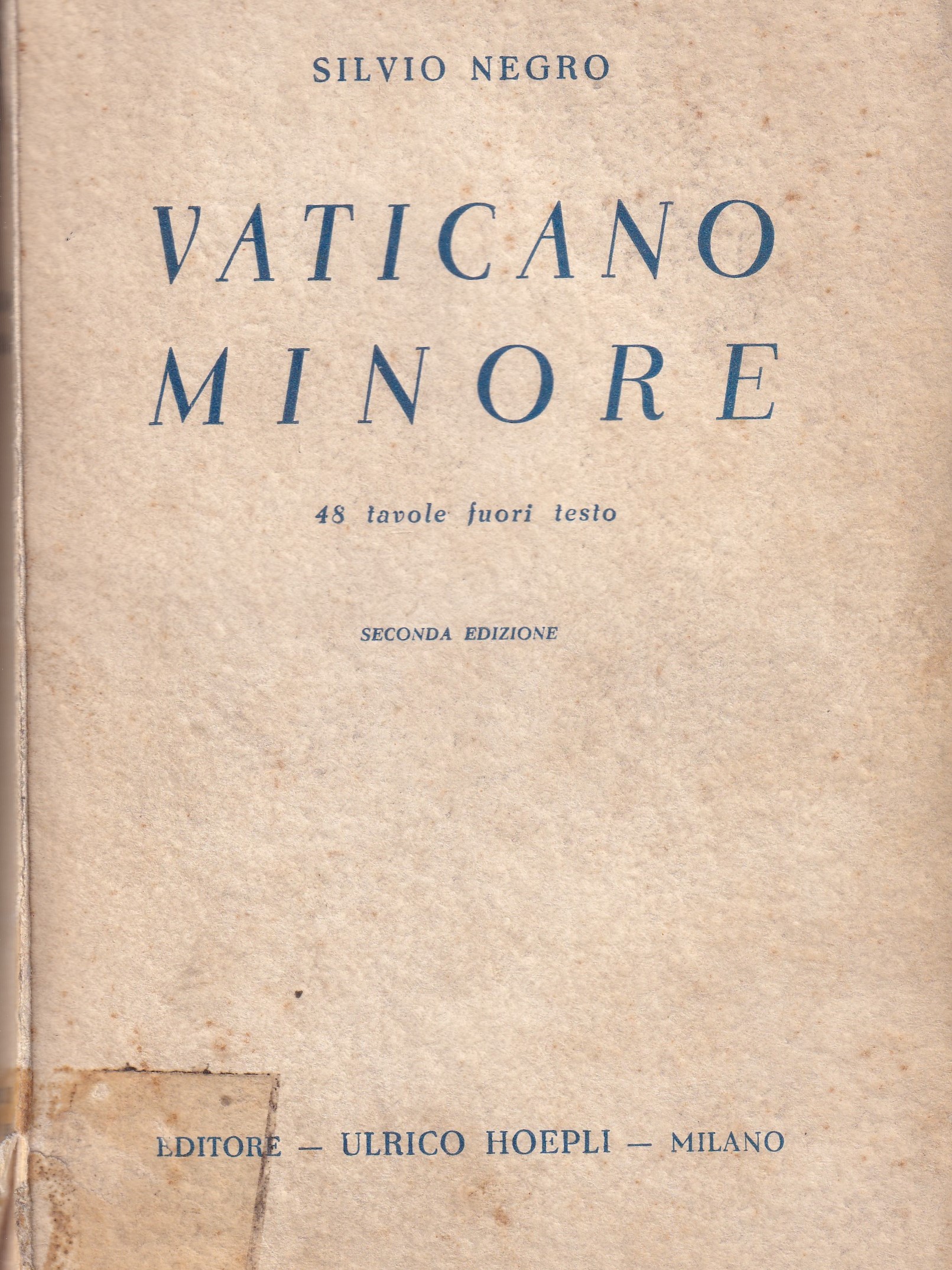 *Vaticano Minore. Seconda edizione.