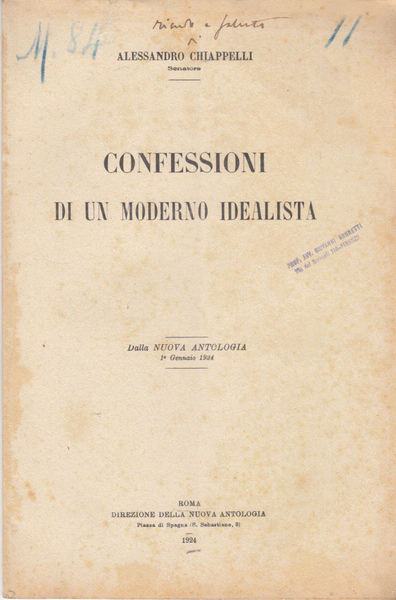 Confessioni Di Un Moderno Idealista