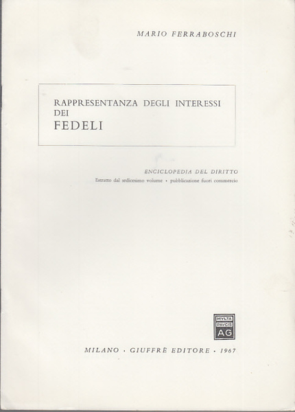 RAPPRESENTANZA DEGLI INTERESSI DEI FEDELI