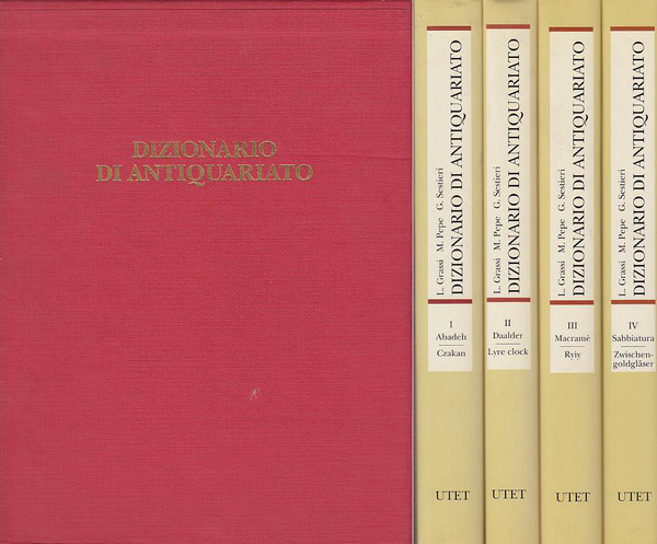 DIZIONARIO DI ANTIQUARIATO