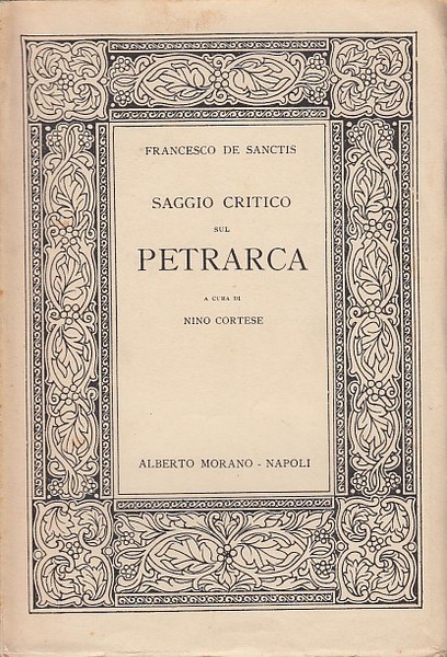 Saggio critico sul petrarca