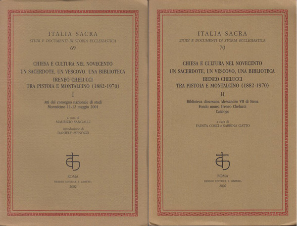 Chiesa e cultura nel Novecento. Un sacerdote, un vescovo, una …