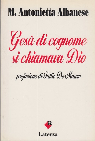 Ges di cognome di chiamava Dio