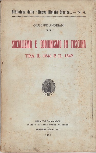 Socialismo e comunismo in Toscana Tra il 1846 e il …