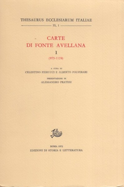 Carte di Fonte Avellana 1 975-1139