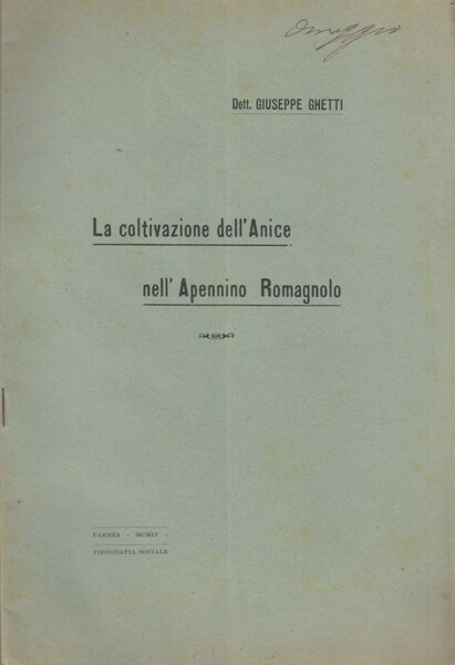 La coltivazione dell'Anice nell'Appennino Romagnolo