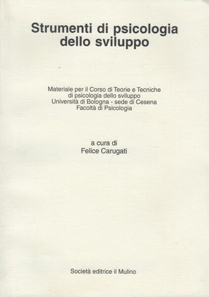 Strumenti di psicologia dello sviluppo