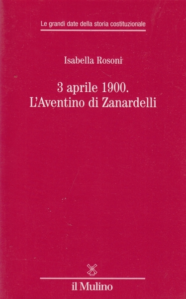 3 aprile 1900. L'Aventino di Zanardelli