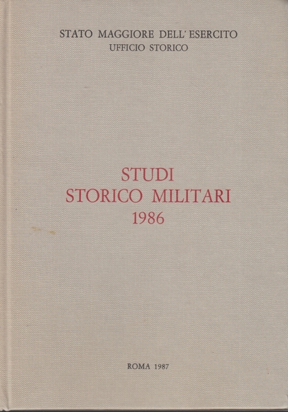 Memorie storiche militari 1986