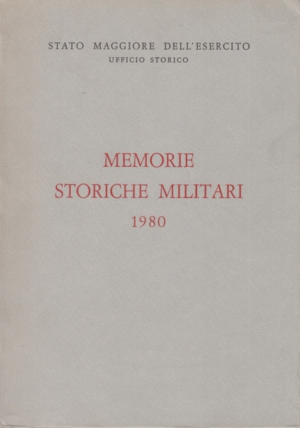 Memorie storiche militari 1980