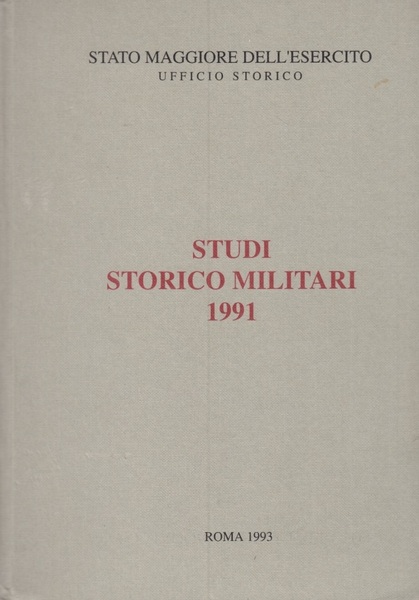 Memorie storiche militari 1991