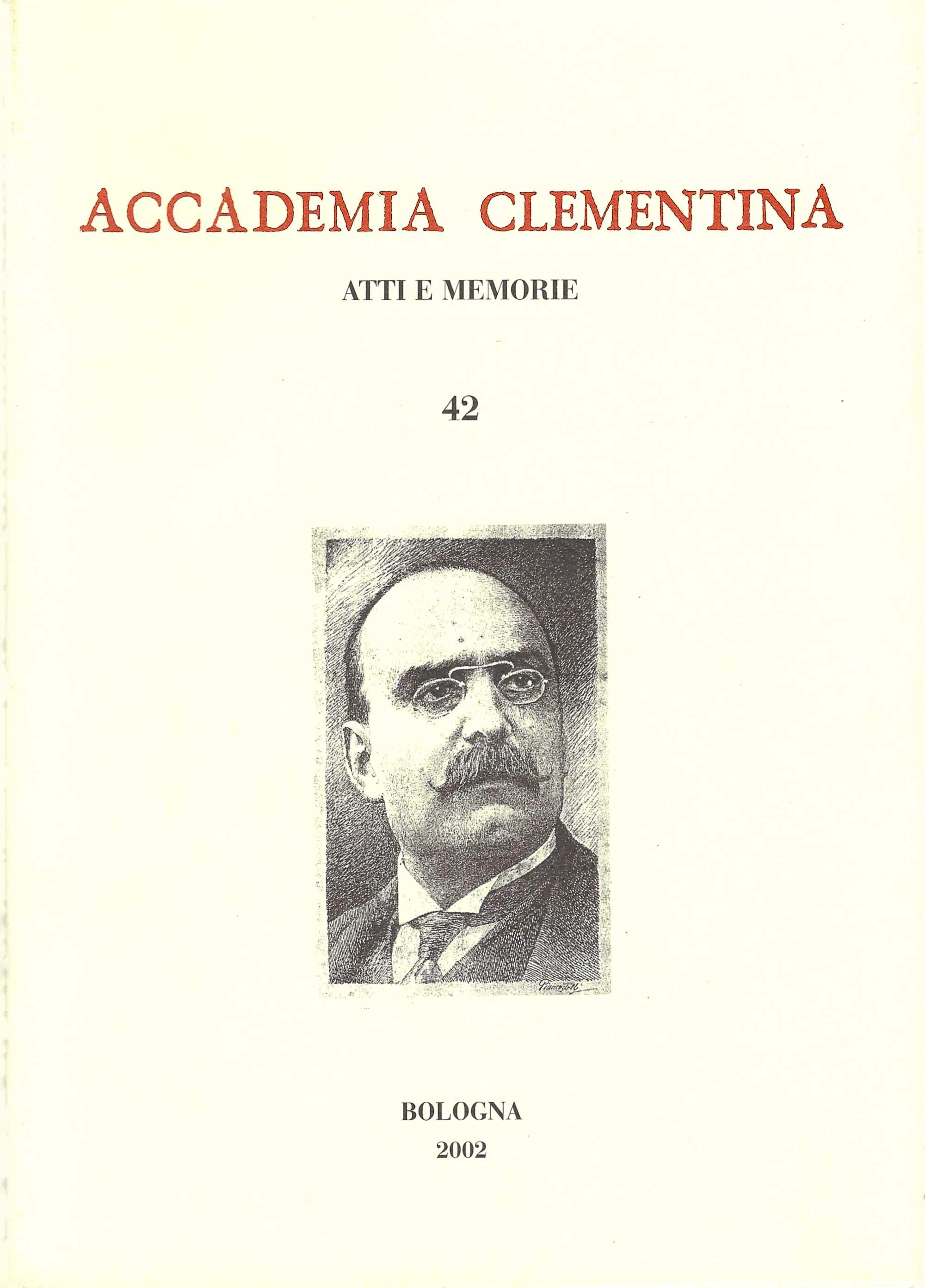Accademia Clementina. Atti e memorie 42