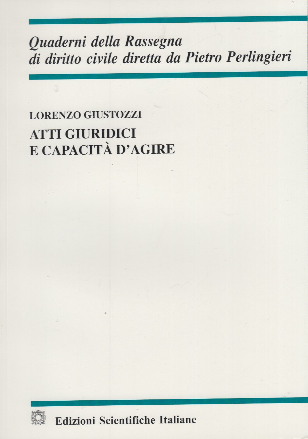 Atti giuridici a capacità d'agire