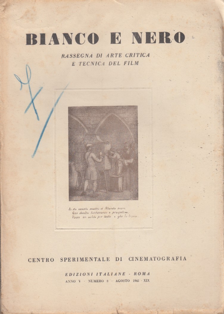 Bianco e Nero. Anno V Numero 8, Dicembre 1941 - …