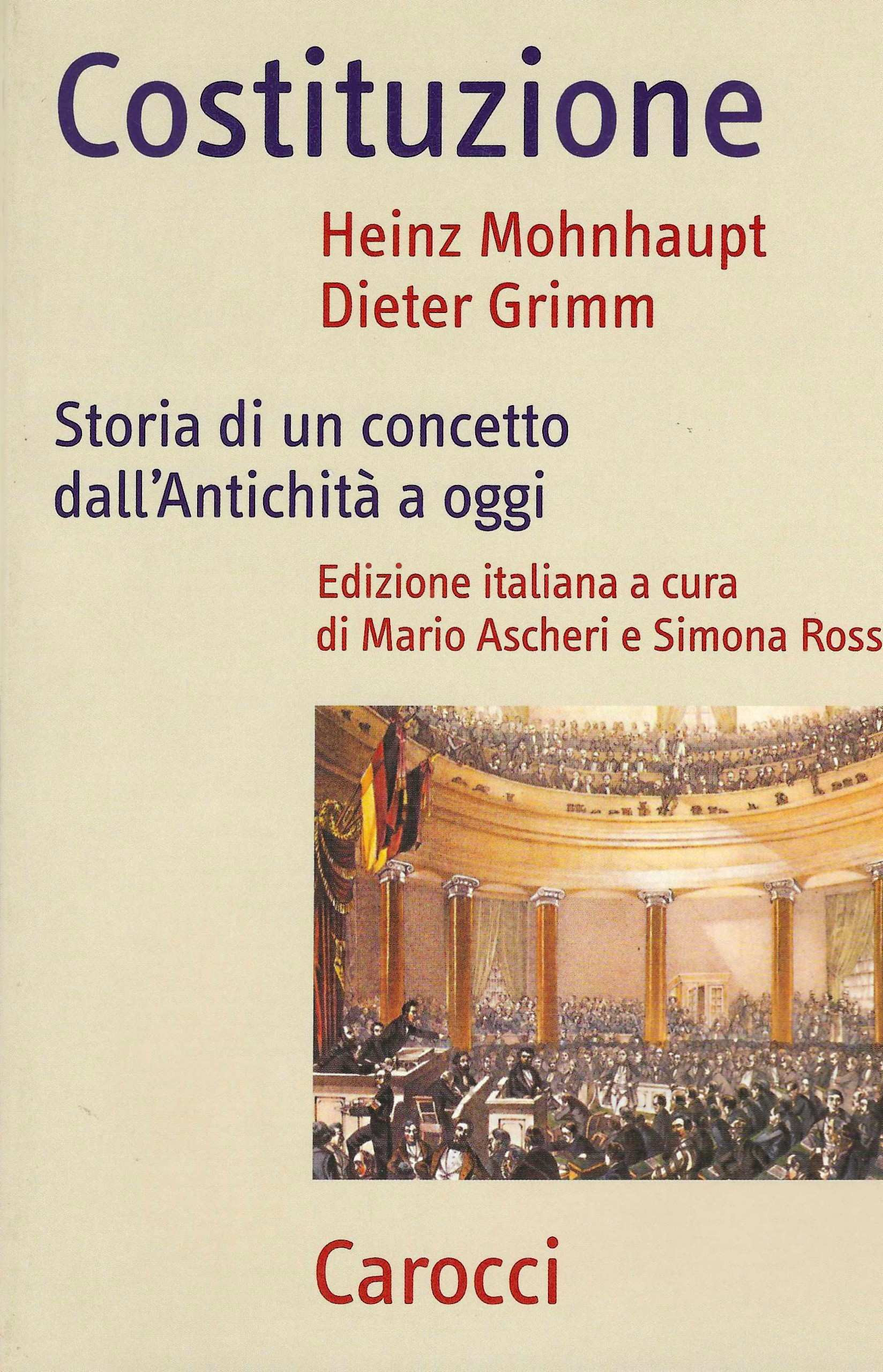 Costituzione. Storia di un concetto dall'Antichità a oggi