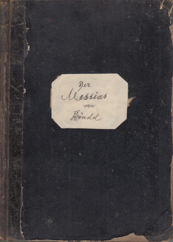 Der Messias Oratorium von G.F. Handel. Klavierauszug