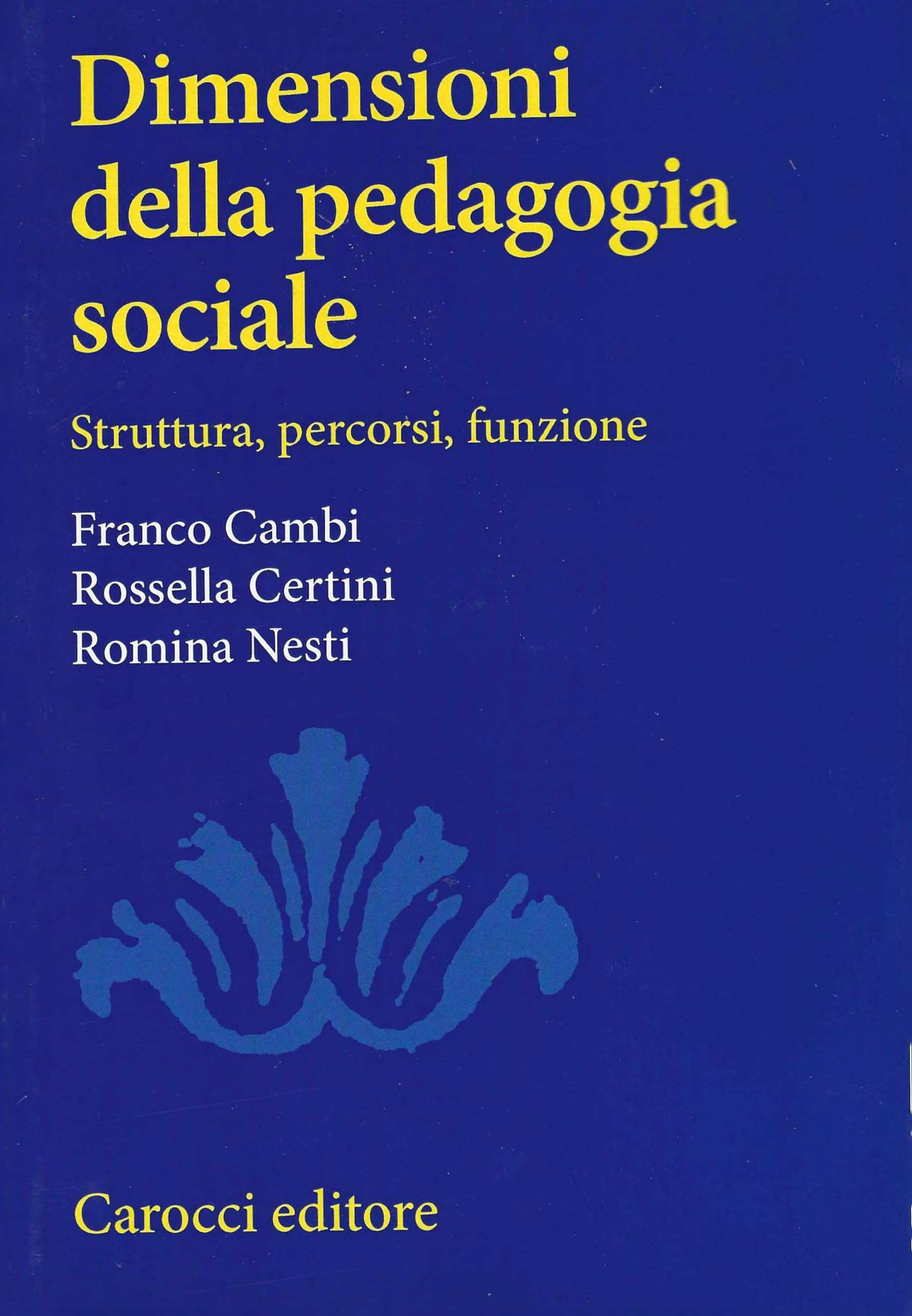 Dimensioni della pedagogia sociale. Struttura, percorsi, funzione