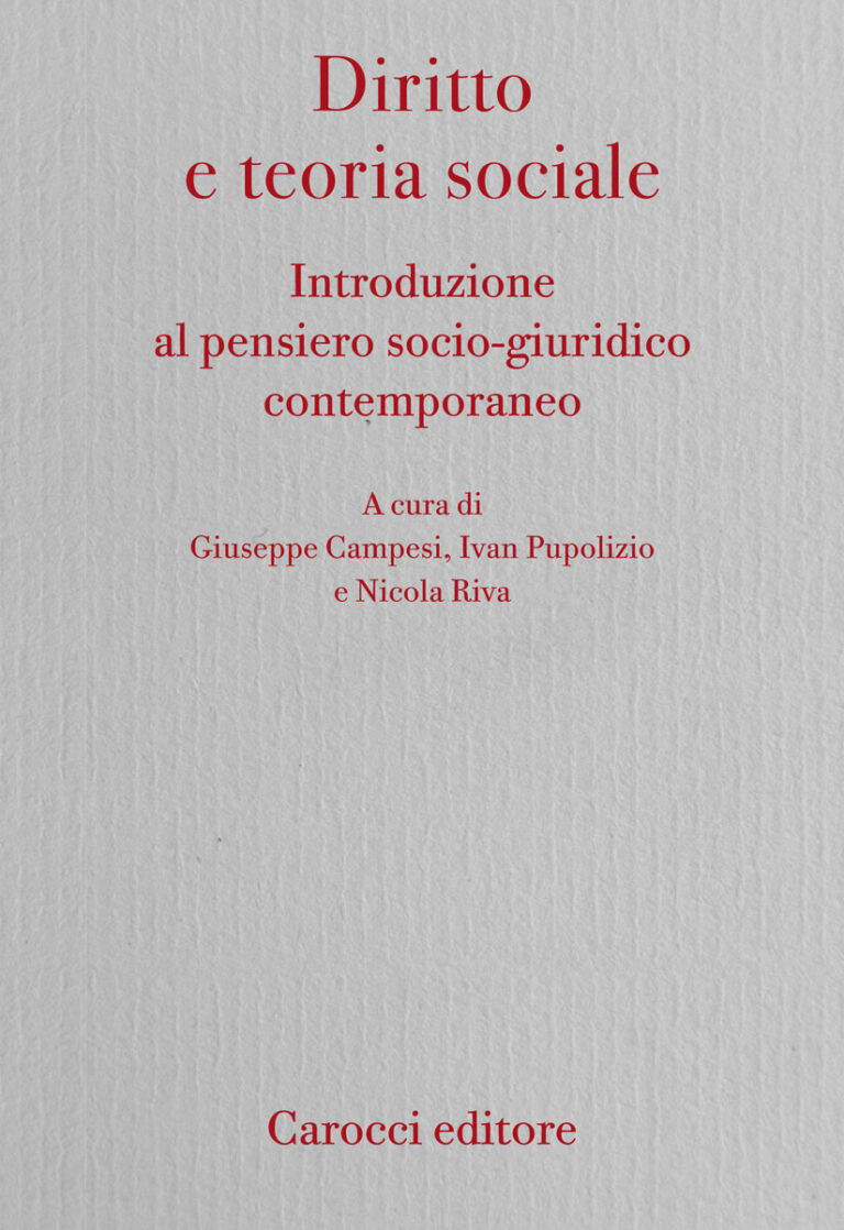 Diritto e teoria sociale. Introduzione al pensiero socio-giuridico contemporaneo