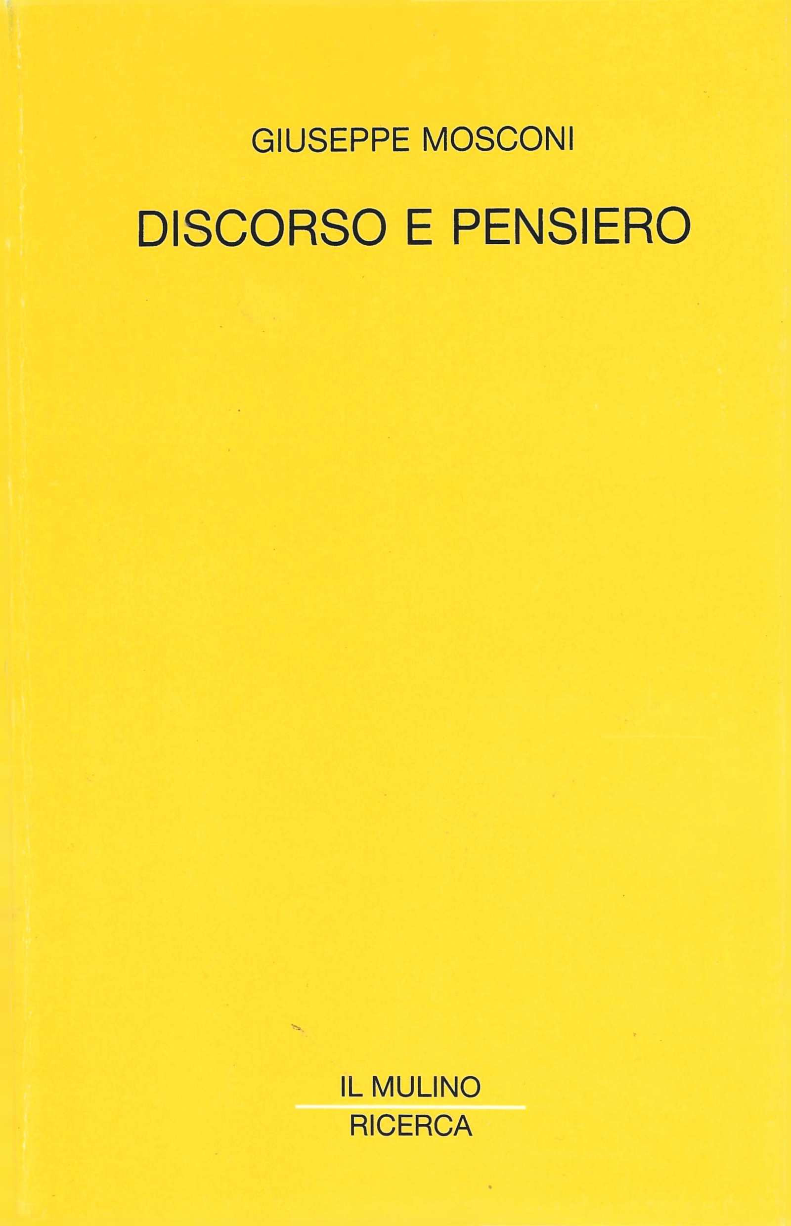 Discorso e pensiero