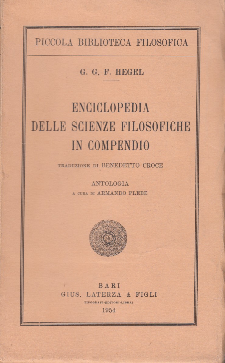 Enciclopedia delle scienze filosofiche in compendio