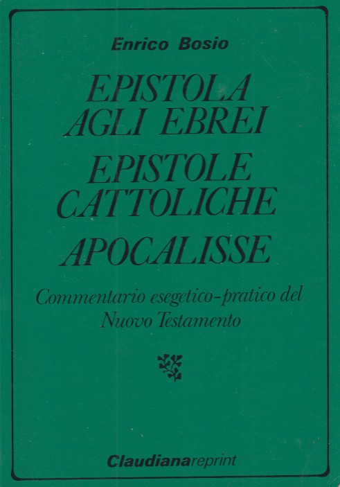 Epistola agli ebrei, Epistole cattoliche, Apocalisse