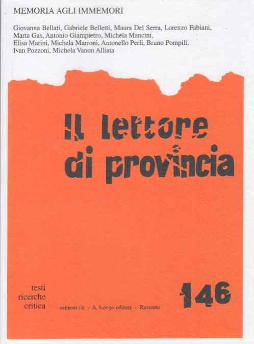 Il lettore di provincia 146. Il lettore di provincia
