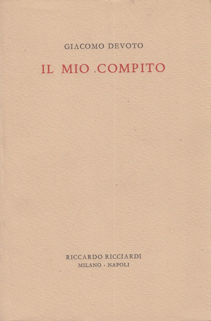 Il mio compito