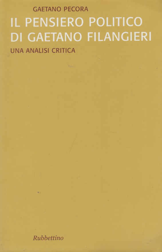 Il pensiero politico di Gaetano Filangeri