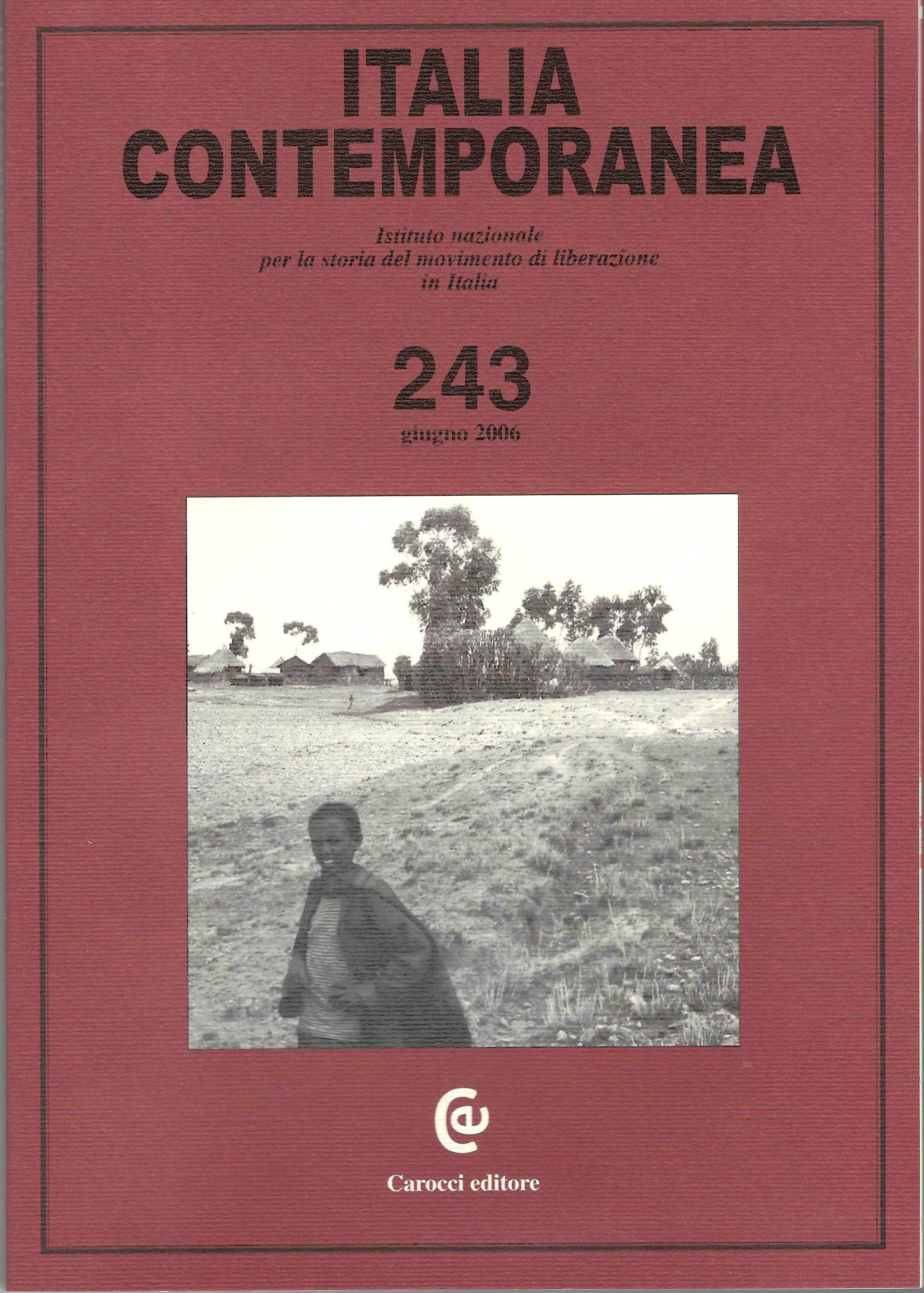 Italia contemporanea. 243, giugno 2006