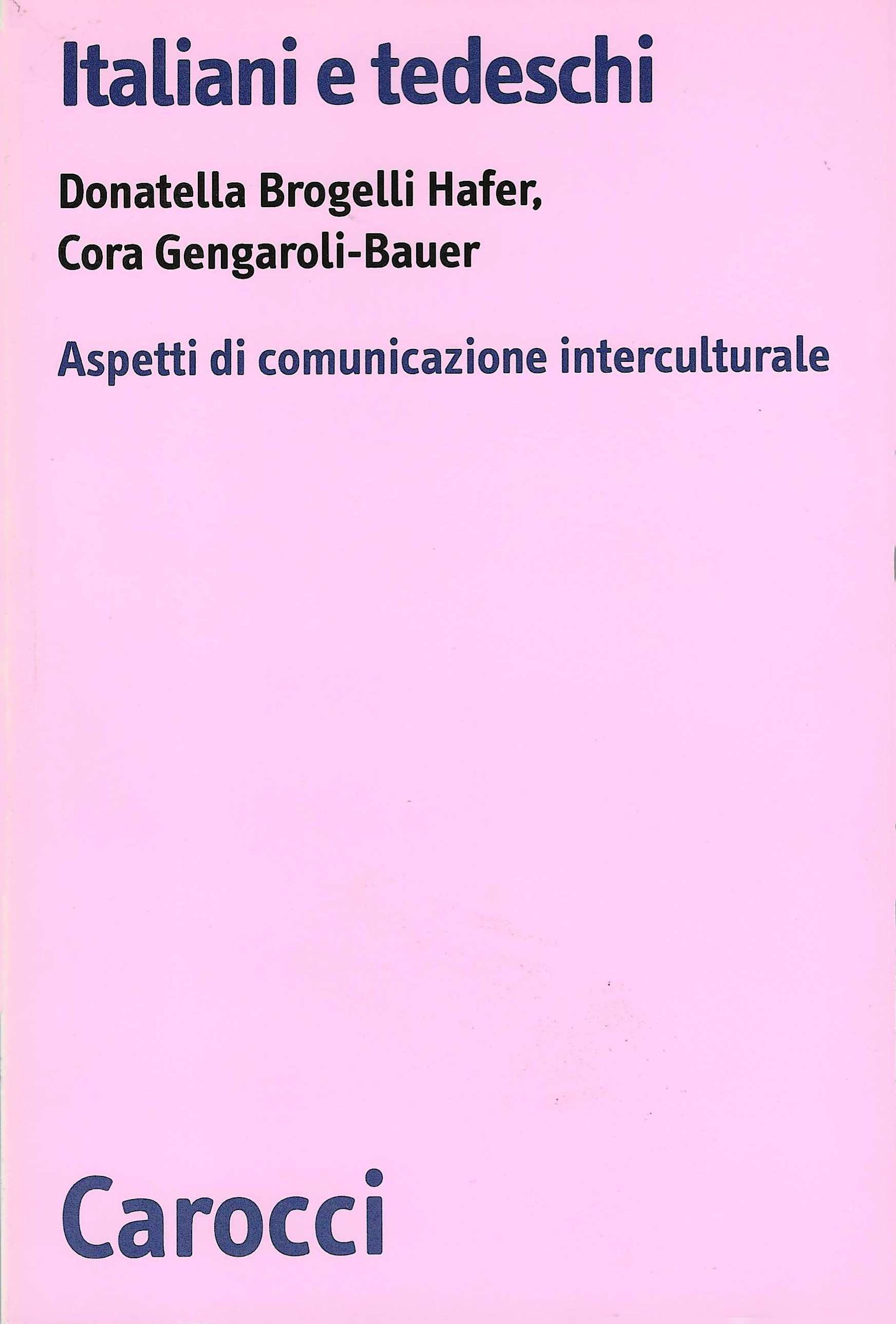 Italiani e tedeschi. Aspetti di comunicazione interculturale