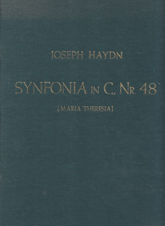 Joseph Haydn Synfonia in C. Nr 48 (Maria Theresia) Orchestral …