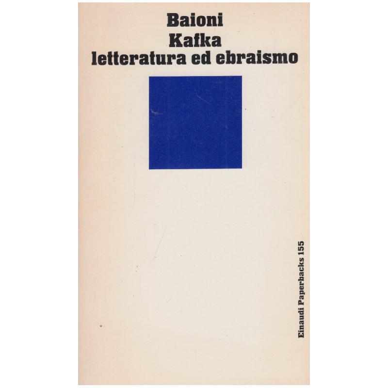 Kafka: Letteratura ed ebraismo