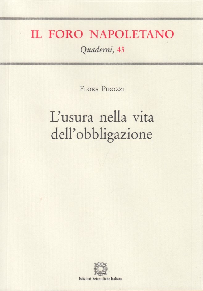 L'usura nella vita dell'obbligazione