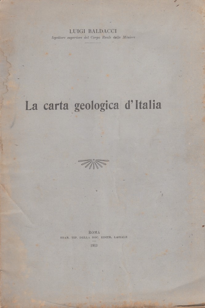 La carta geologica d'Italia