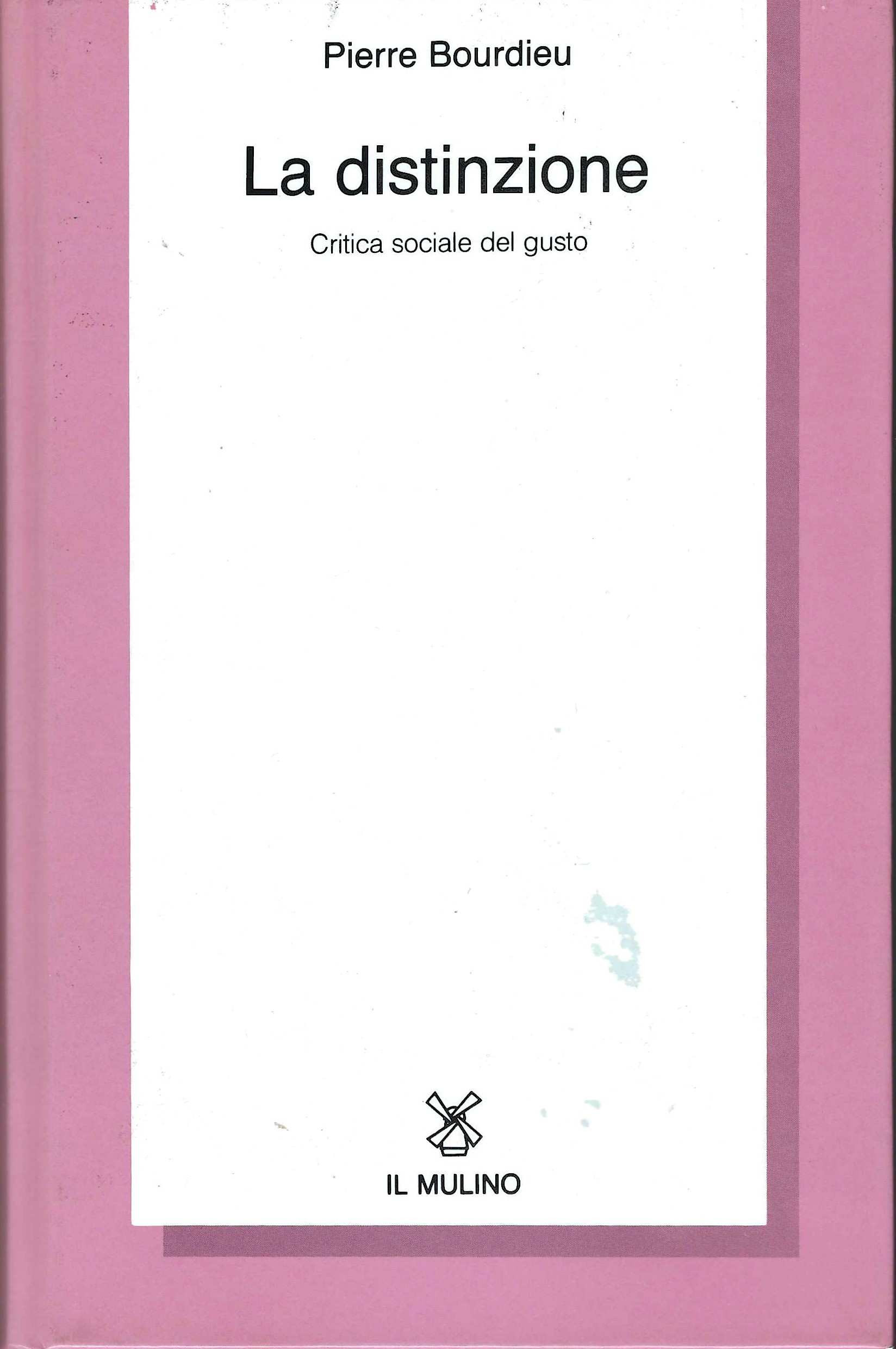 La distinzione. Critica sociale del gusto