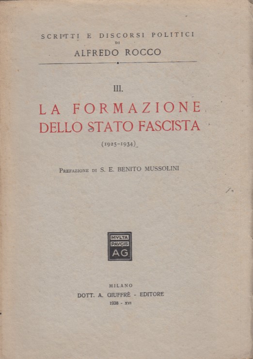 La formazione dello stato fascista (1925-1934)