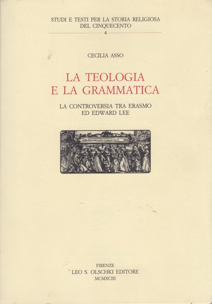 La teologia e la grammatica La controversia tra Erasmo ed …