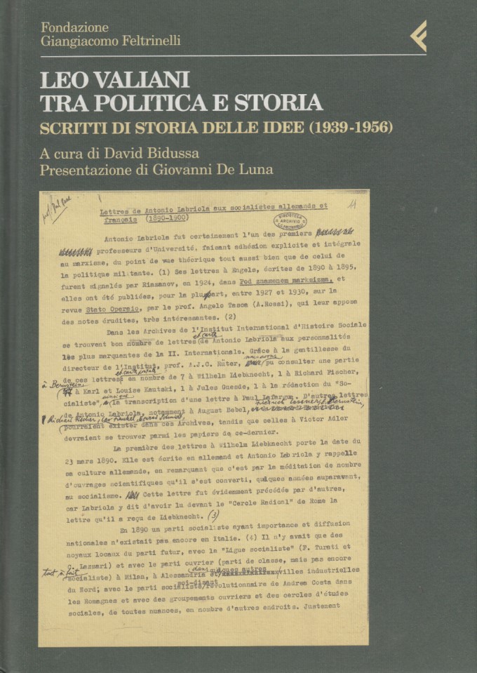 Le Valiani tra politica e storia. Scritti di storia delle …